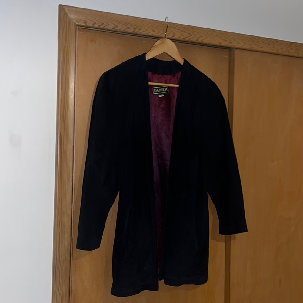 Vintage Danier Blue Suede jacket